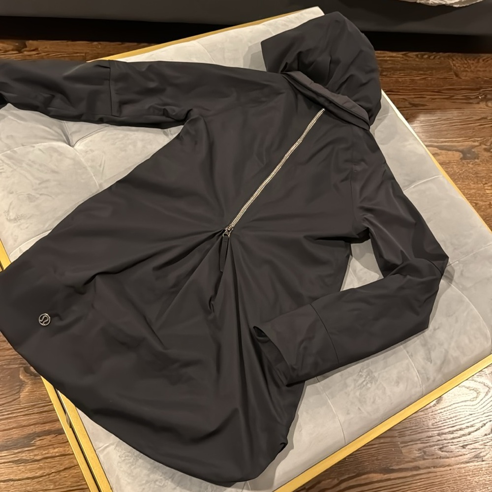 Lululemon Fo Drizzle All Black Rain Jacket 4